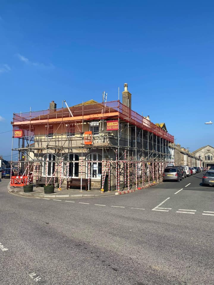 Commercial build in Hayle